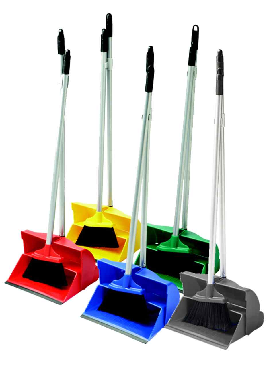 REACH CLEANING DUSTPAN BRUSH SET BLUE X1